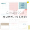 Little Things Journaling Cards - October 2018