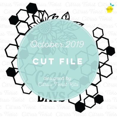 Cut file - Cozy Days - October 2019