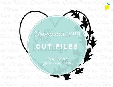 Cut file - Fall Blessings - November 2019