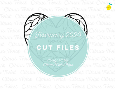 Cut file - LOVING HEART - February 2020