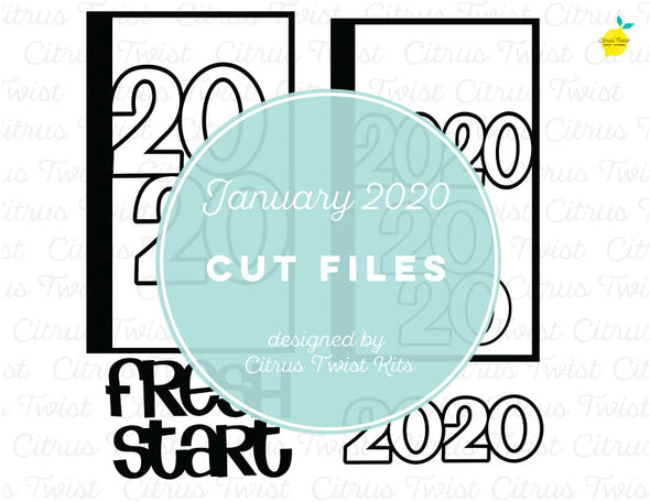 Cut file - FRESH START - January 2020