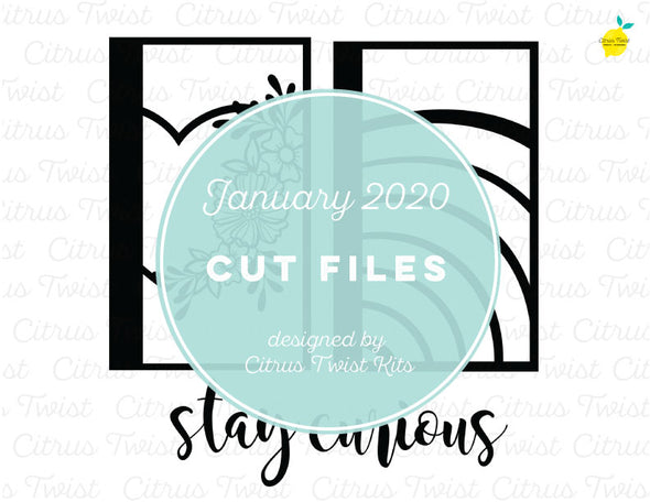 Cut file - STAY CURIOUS - January 2020