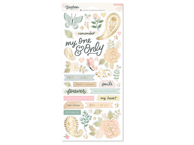 Crate Paper Gingham Garden Be Kind Patterned Paper