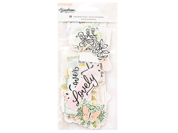 Crate Paper GINGHAM GARDENS  Ephemera