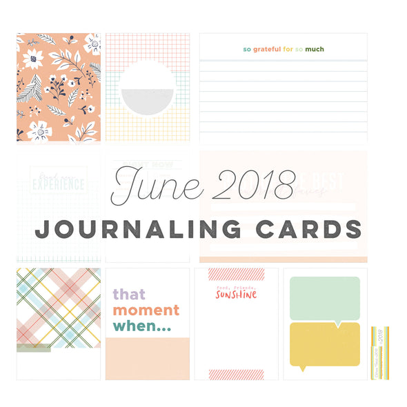Cypress Journaling Cards - June 2018