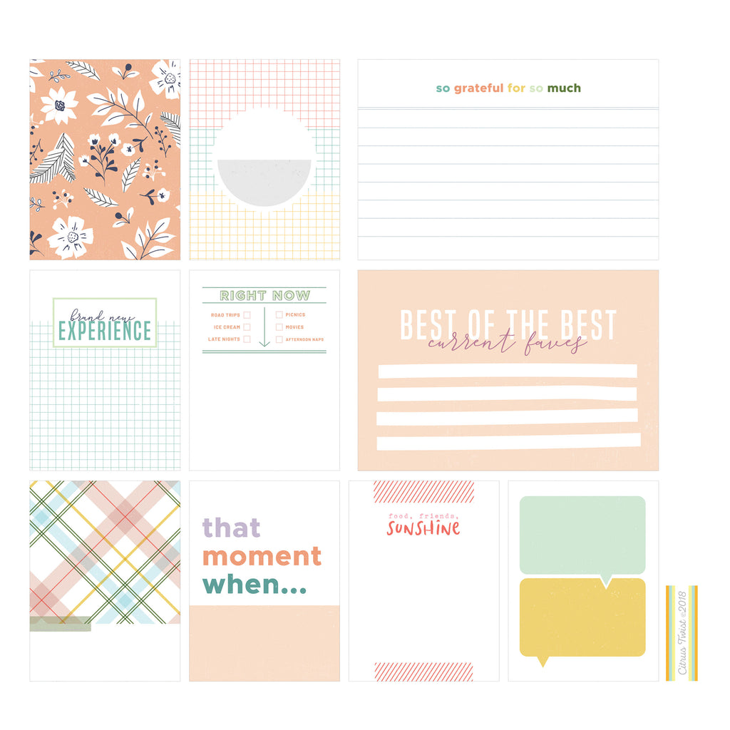 Cypress Journaling Cards - June 2018 – Citrus Twist Kits