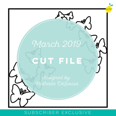 Cut file - Butterfly Frame - March 2019