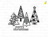 Cut file - Christmas Trees - December 2019