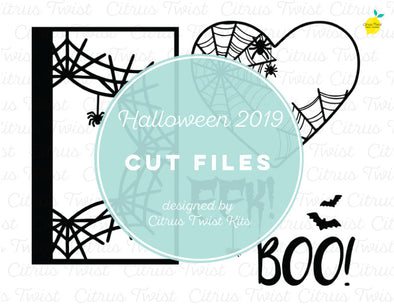 Digital Cut file - Halloween Webs