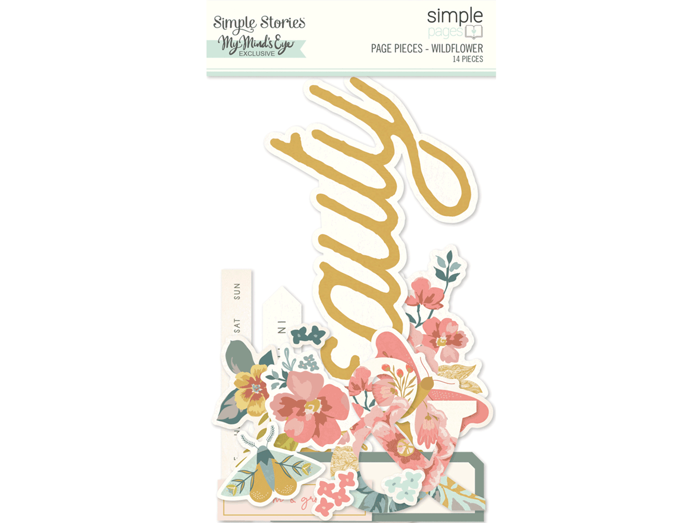 Simple Stories ~ Wildflower Collection ~ Foam Stickers
