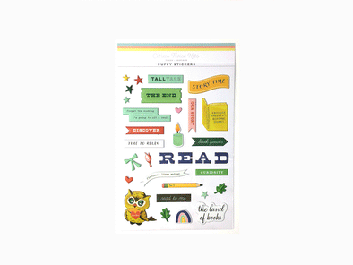 Citrus Twist STORY TIME Puffy Stickers