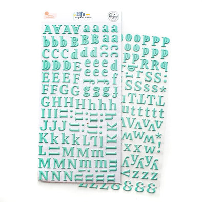 Citrus Twist Life-Crafted FLEA MARKET FINDINGS Tiny Alphabet Stickers –  Citrus Twist Kits
